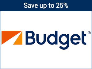 Budget Car Rentals – Save up to 25%