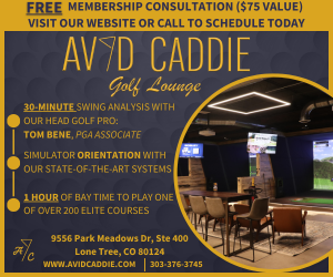 Avid Caddie golf lounge