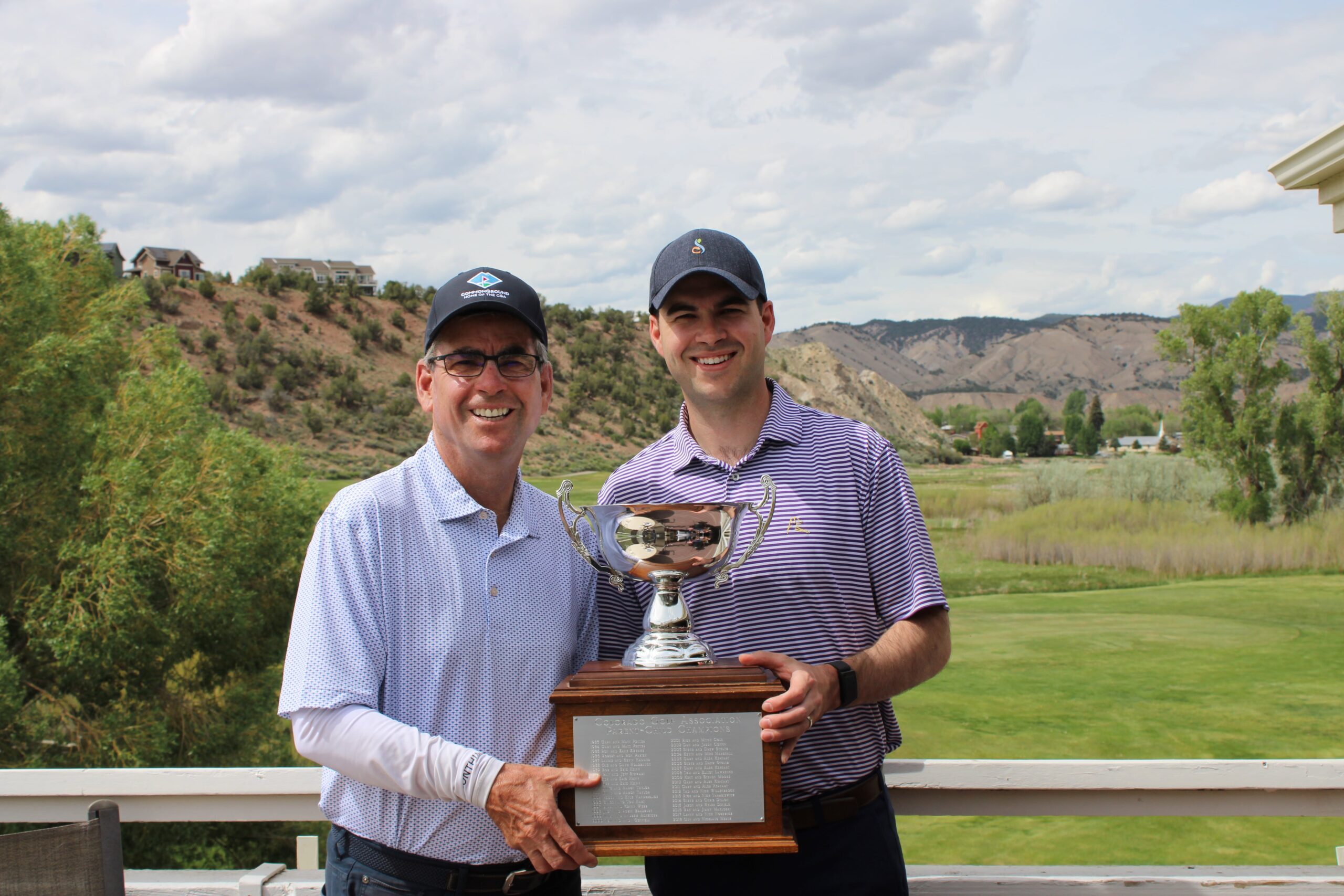 KENT AND STEVEN MOORE WIN THEIR SECOND CGA PARENT-CHILD CHAMPIONSHIP