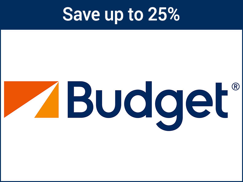 Budget Car Rentals – Save up to 25%