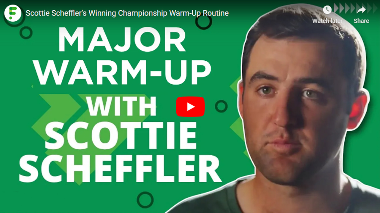 Scottie Scheffler’s Winning Championship Warm-Up Routine